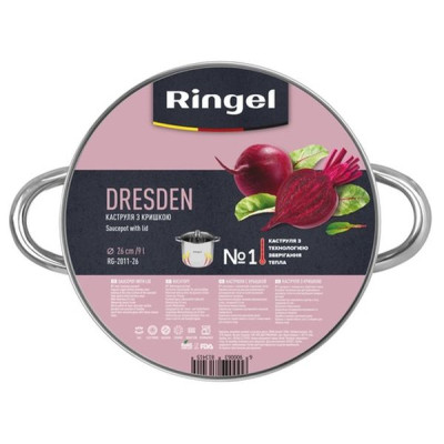 Кастрюля Ringel Dresden 9л (RG-2011-26) Винница - изображение 5