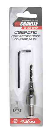 Свердло для меблевого конфірмату GRANITE 4.2 мм 2-32-042 Рівне