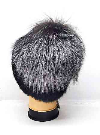 Шапка женская меховая Ника Черный Харьков