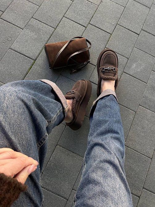 ITTS Угги жіночі ITTS -24 коричневі (зима, замша натуральна) (6042) Коломыя - изображение 9