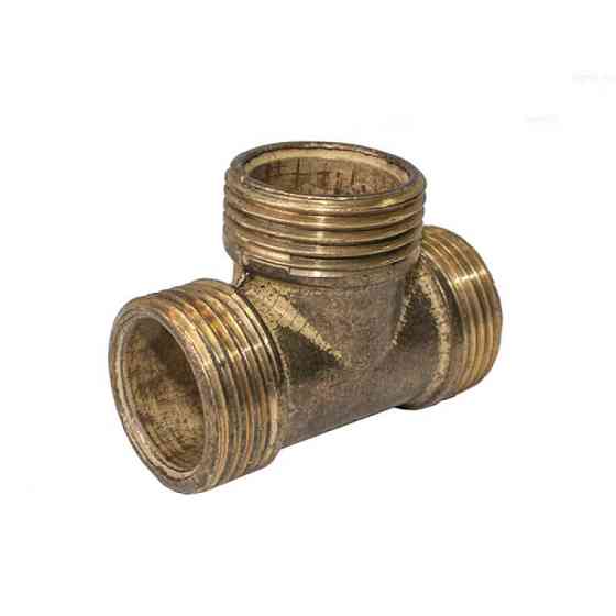 Трійник 1/2' зовн/зовн/зовн Україна, латунь Харків