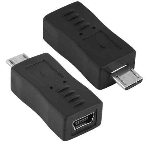 Перехідник miniUSB мама – microUSB папа, адаптер-конектор для зарядних пристроїв та кабелів Київ