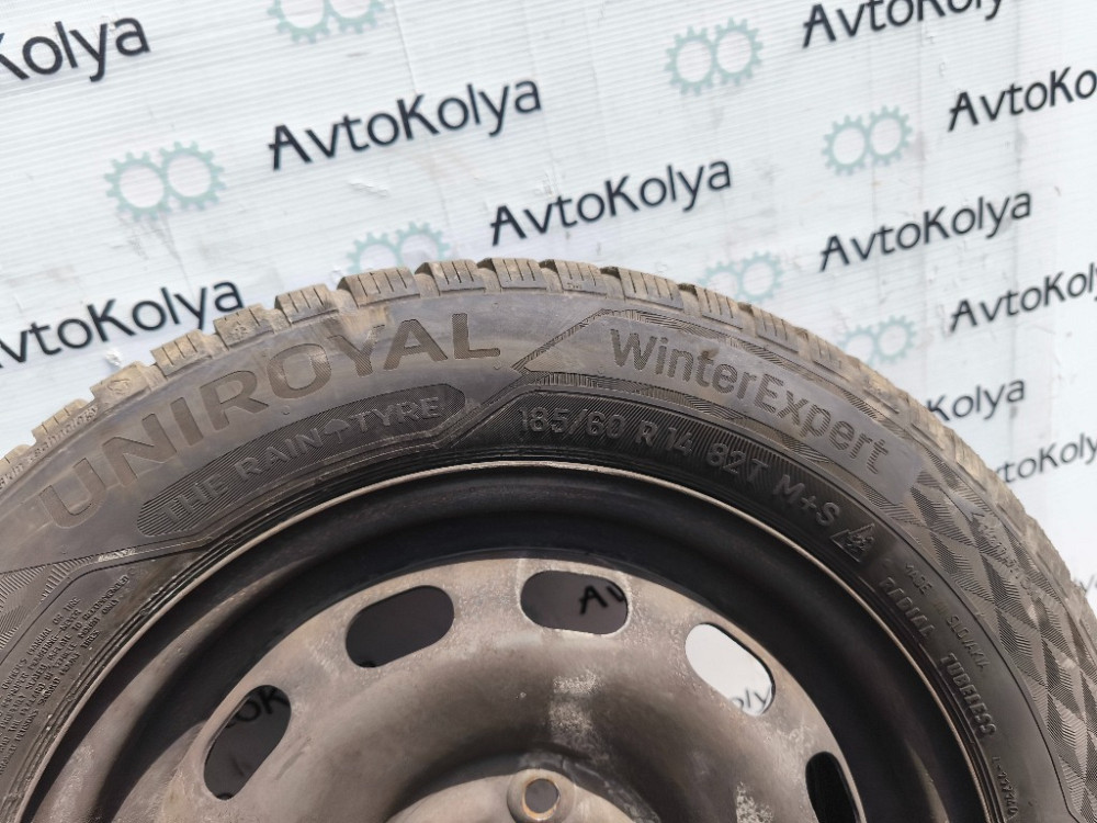 Диск з зимовою шиною 185/60 R14 UniRoyal Winter Expert Ford Fusion 2002-2012 Ковель - изображение 4