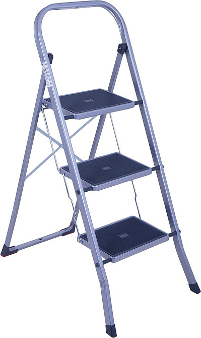 Драбина металева 3 сходинки гумове покриття 2123 Харків - фото 1