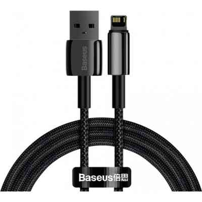 Дата кабель USB 2.0 AM to Lightning 2.0m 2.4A black Baseus (CALWJ-A01) Вінниця