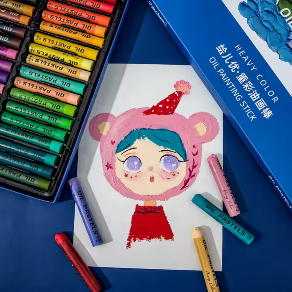 Масляная пастель, 36 цветов, мягкая художественная пастель для живописи, рисунков Каменец-Подольский - изображение 7