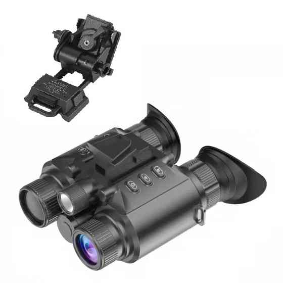 Бінокль нічного бачення Z9158 4K FHD HD 850нм (до 600 м у темряві) MicroSD 64 GB + кріплення Wilcox L4G24 (Метал) Київ