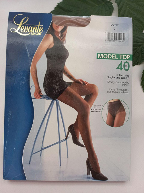 Коригувальні жіночі колготи р.2 levante model top 40  колір доре-тепла засмага Славута - фото 1