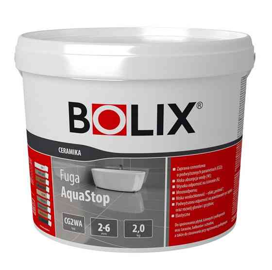 Еластична суміш для затирання швів Bolix AQUASTOP світло-коричневий 2 кг Киев