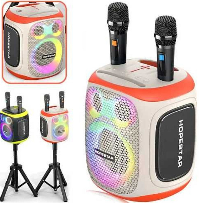 Беспроводная колонка HOPESTAR PARTY 130, 120 Вт (2 микрофона) Харьков - изображение 5