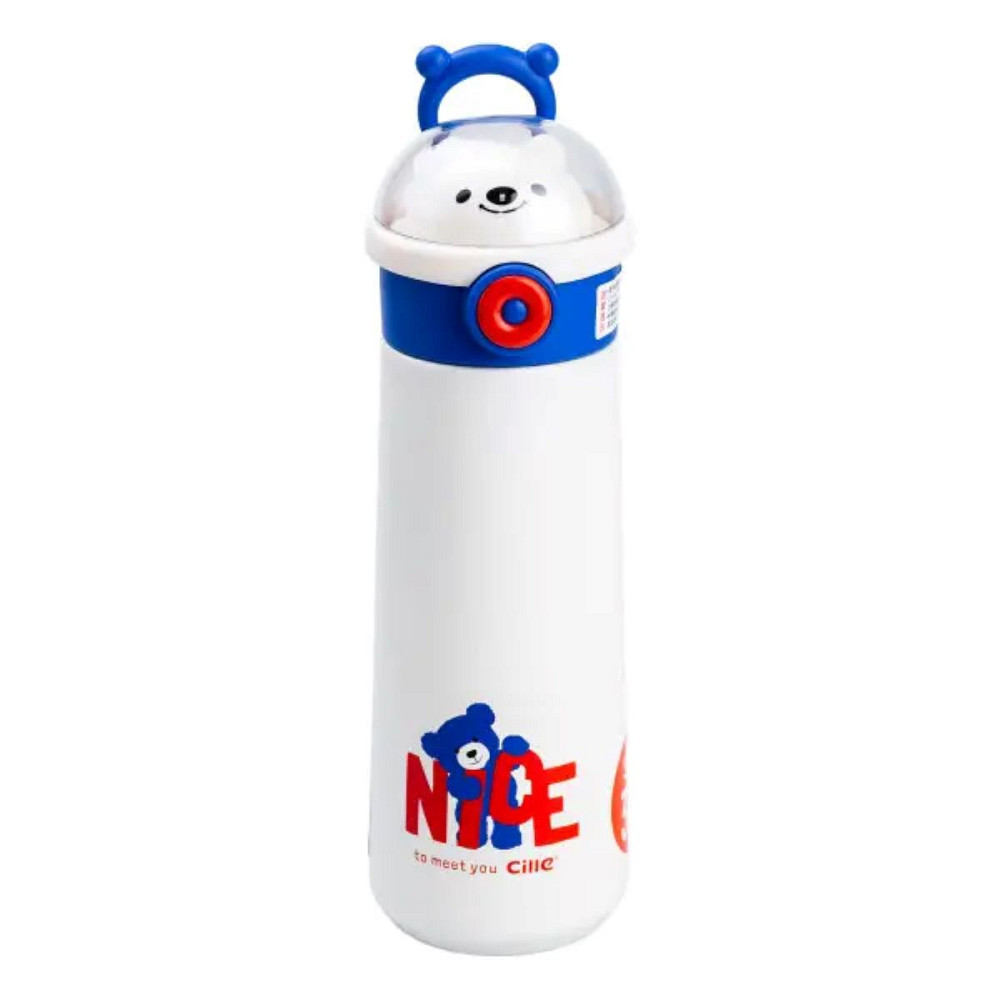 Happy Life Термос дитячий 500 мл з трубочкою Синій HP17306B Київ - фото 1