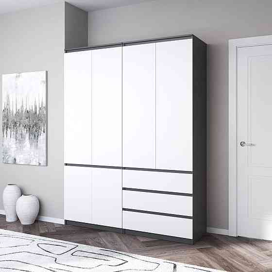 Шафа для одягу VAYS, зі штангою та полицями, комплект з 2 шаф R10+R16 Львів