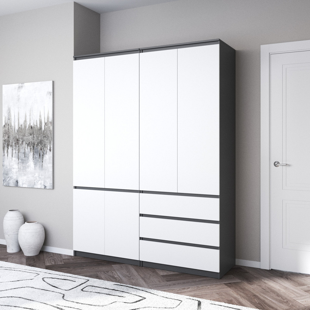 Шкаф для одежды VAYS, со штангой и полками, комплект из 2 шкафов R10+R16 Львов - изображение 5