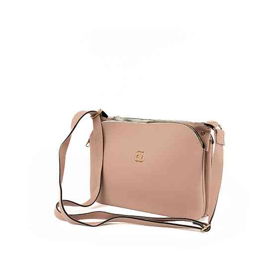 Сумка женская на молнии через плечо с регулируемым ремешком, женский клатч из искусственной кожи, Пудра Каменец-Подольский