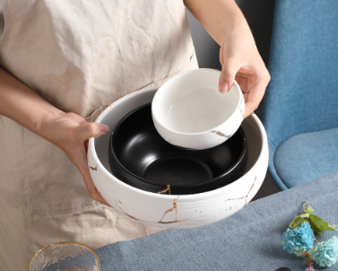 Тарелка Мраморная роскошь глубокая БЕЛАЯ фарфоровая под мрамор 18 см 1100 мл тарелка для супа Кременчуг - изображение 2