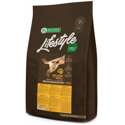 Сухой корм для собак Nature's Protection Lifestyle Grain Free Salmon with krill Starter For Puppies 1 (NPLS45683) Винница - изображение 1