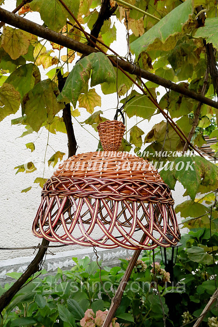 Люстра плетена ручної роботи Київ - фото 3