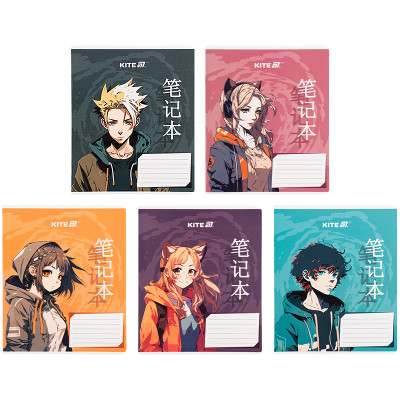 Зошит Kite Anime, 18 аркушів, клітинка (K25-236-1) Вінниця - фото 1