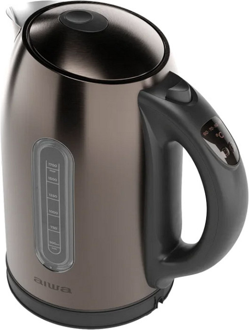 Електрочайник AIWA KAWAKO AKT-3000D 2200Вт/ 1.7л/ Strix/ встановлення температури нагріву/ метал Вінниця - фото 2