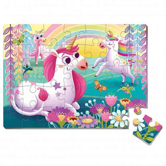 Дитячі м'які пазли «Єдинороги» VT1102-34, 35 елементів Вінниця