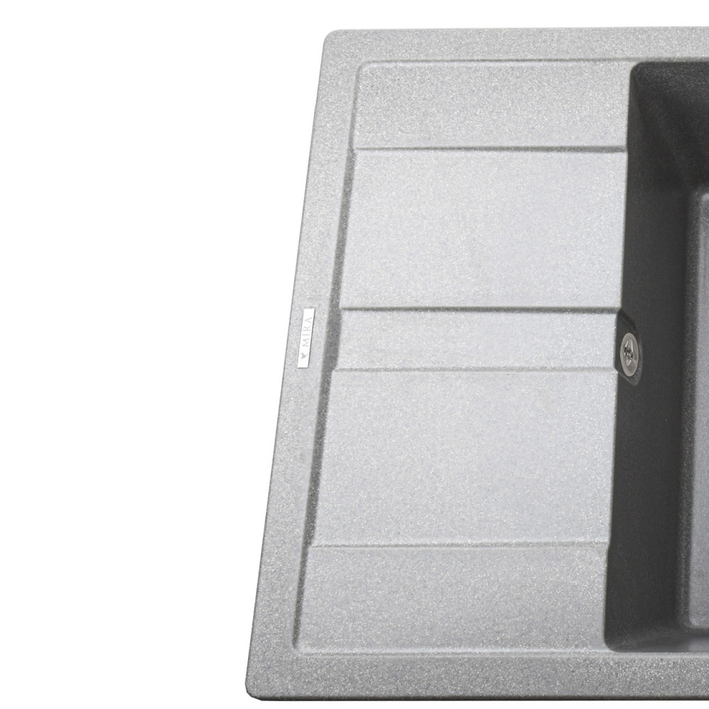 Гранітна мийка Mira ONZA сірий 650 х 500 мм (000028978) Київ - фото 5