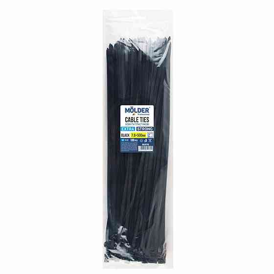 Хомути Molder пластикові чорні 7.6x500, 100шт Киев
