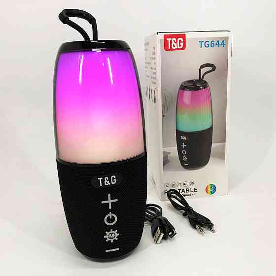 Бездротова акустика портативна потужна TG644, Портативна блютус колонка, Блютуз колонка HZ-775 з радіо Київ