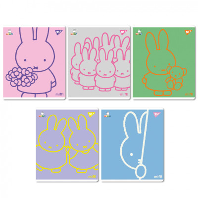 Тетрадь Yes Miffy 12 листов косая линия (767501) Винница - изображение 1