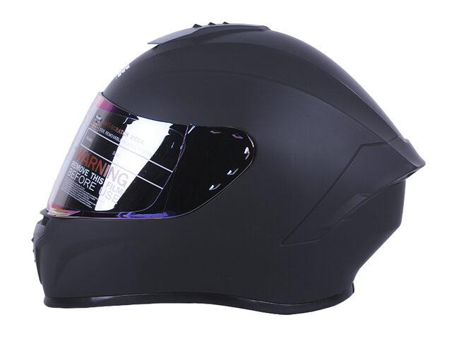 Шолом мотоциклетний інтеграл MD-813 (чорний матовий, скло хамелеон, size M) Мукачево - фото 3