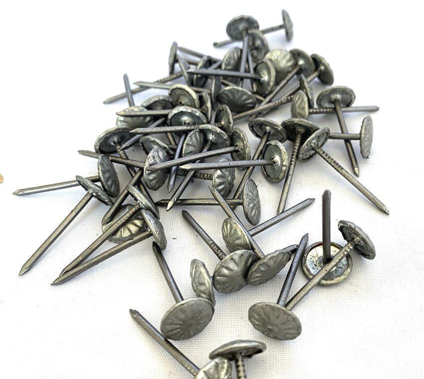 Цвяхи декоративні метал сірий 130 г Харків - фото 1