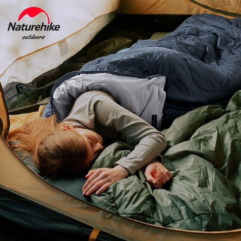 Спальный мешок Naturehike Y150L NH21MSD08, правый, серо-голубой Киев - изображение 2