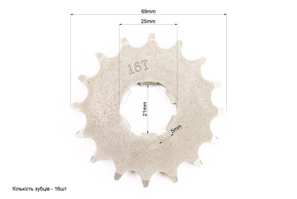 Зірка передня 428-16T Киев - изображение 2
