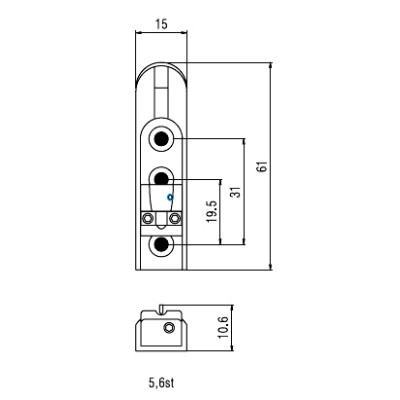 Бридж для гитары Paxphil BB215 Black Винница - изображение 3