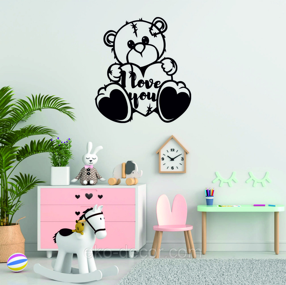 Декоративное настенное Панно «Мишка» Декор на стену Киев - изображение 2