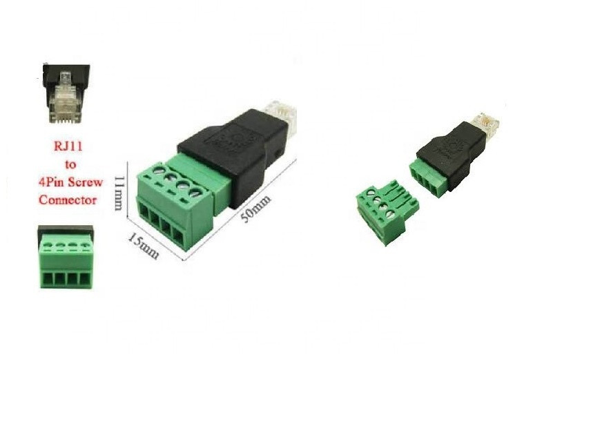 Адаптер RJ45 для мережевого кабеля на клемники Київ - фото 1