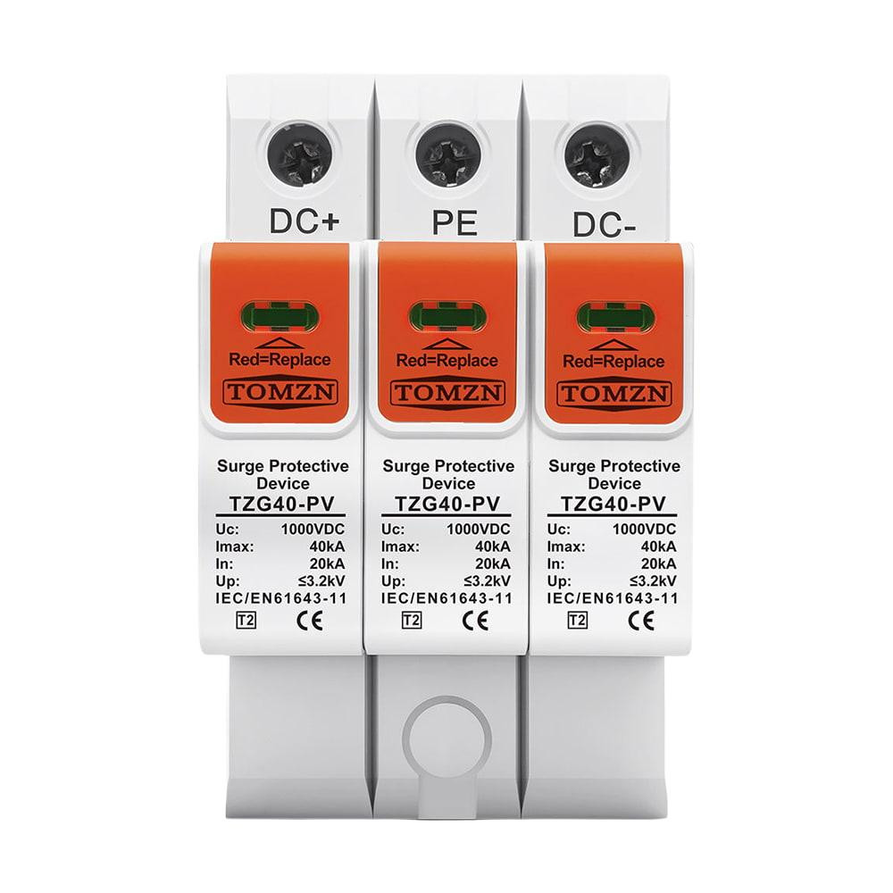 Обмежувач напруги TOMZN TZG40-PV 3P 1000V DC під DIN-рейку (51-00132) Киев - изображение 9