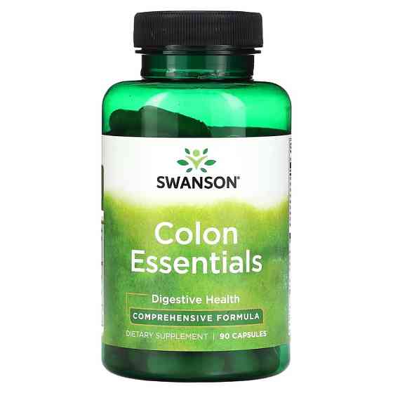 Поддержка здоровья ЖКТ Swanson Colon Essentials 90 капсул Луцк