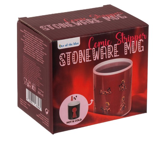 Чашка з термоефектом Stoneware Mug Comic Stripper, 300 мл Sex Aura Київ