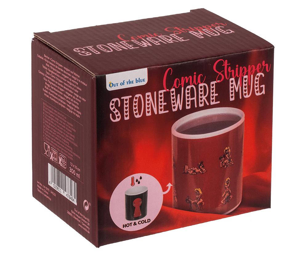 Чашка з термоефектом Stoneware Mug Comic Stripper, 300 мл Sex Aura Київ - фото 5