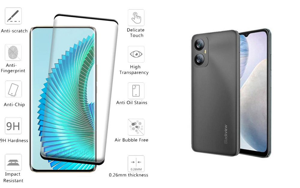 Захисне скло HyperGlass Pro для Blackview A52, A52 Pro – максимальна чутливість та захист Київ - фото 2