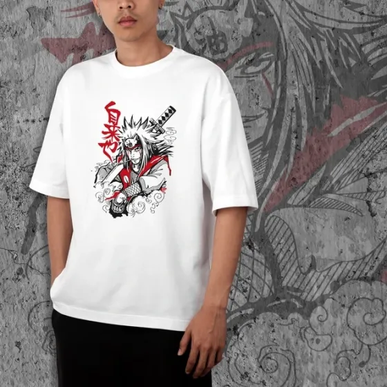 Футболка мужская с принтом Наруто Джирайя 2 Размер 48 Anime0299 Днепр