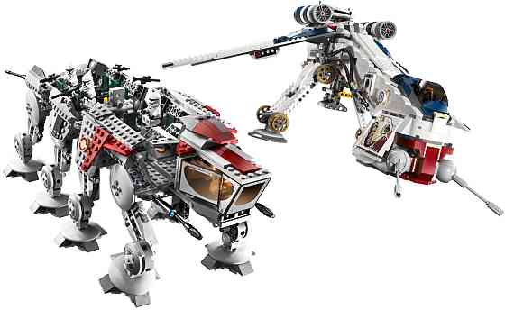 Конструктор Star Wars | Republic Dropship + AT-TE, сумісний з LEGO (2 в 1) Киев
