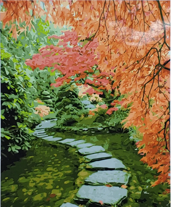 Картина за номерами Strateg Кам'яна доріжка восени 40х50см (GS096) Чернигов - изображение 1