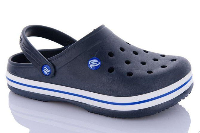 Чоловічі крокси сині сабо "прогрес" з великими дірками crocs чоловічі літні 42 Одеса - фото 1