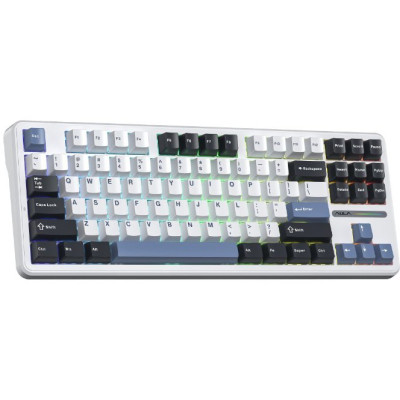 Клавиатура Aula F87 Gasket Greywood V3 Wireless/Bluetooth/USB UA White (6948391208602) Винница - изображение 2