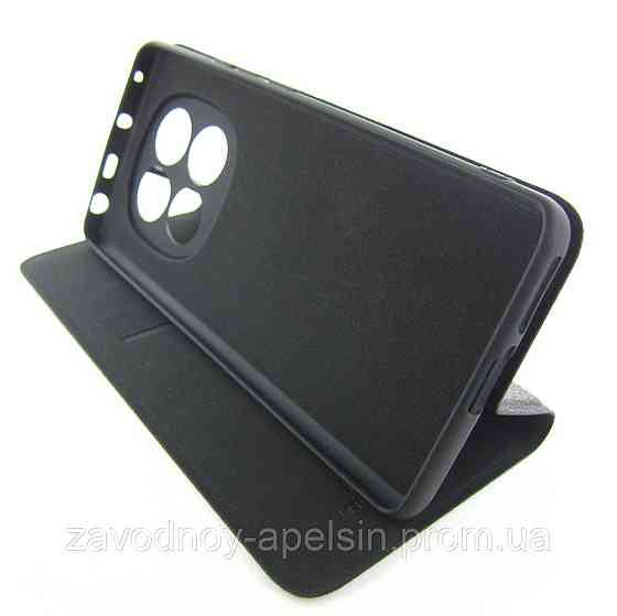 Чехол книжка Xiaomi Redmi Note 14 pro 4G Защита камеры (черный) Одесса