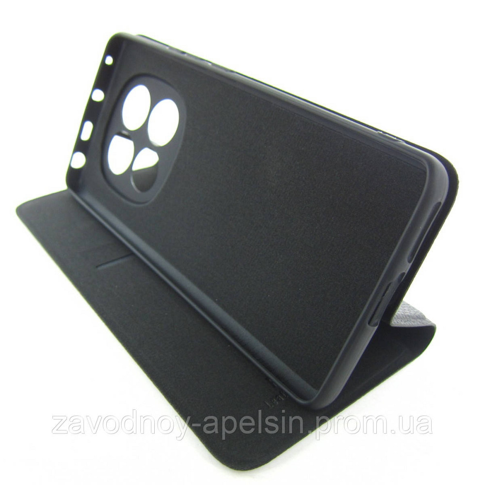 Чохол-книжка Xiaomi Redmi Note 14 pro 4G Захист камери (чорний) Одеса - фото 3