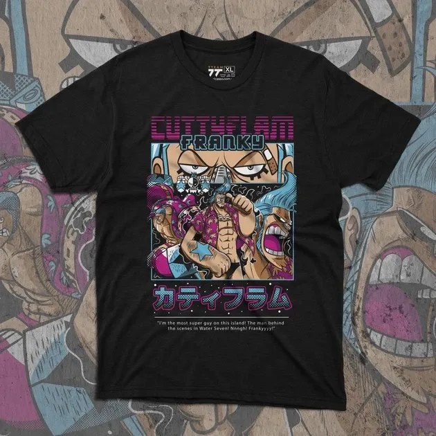 Футболка чоловіча з  принтом Ван Пис Френкі Розмір 48 Anime1007 Дніпро - фото 1