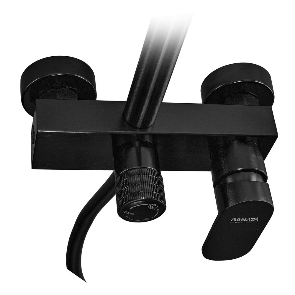 Душова колона зі змішувачем з алюмінію ARMATA BCD-009-J BLACK, 3 режими (CH6557) Київ - фото 10