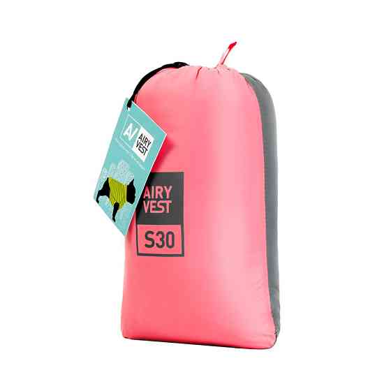 Курточка для собак AiryVest двостороння, розмір S 30, коралово-сіра Коломия